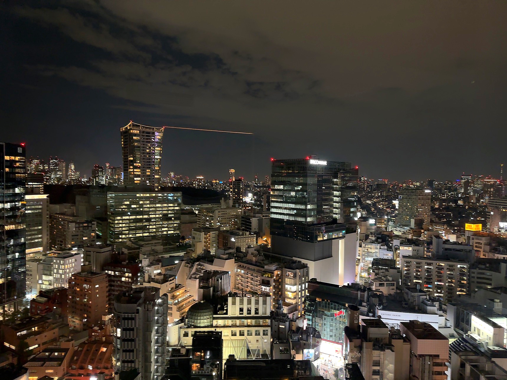 『HOTEL INDIGO東京渋谷』夜景